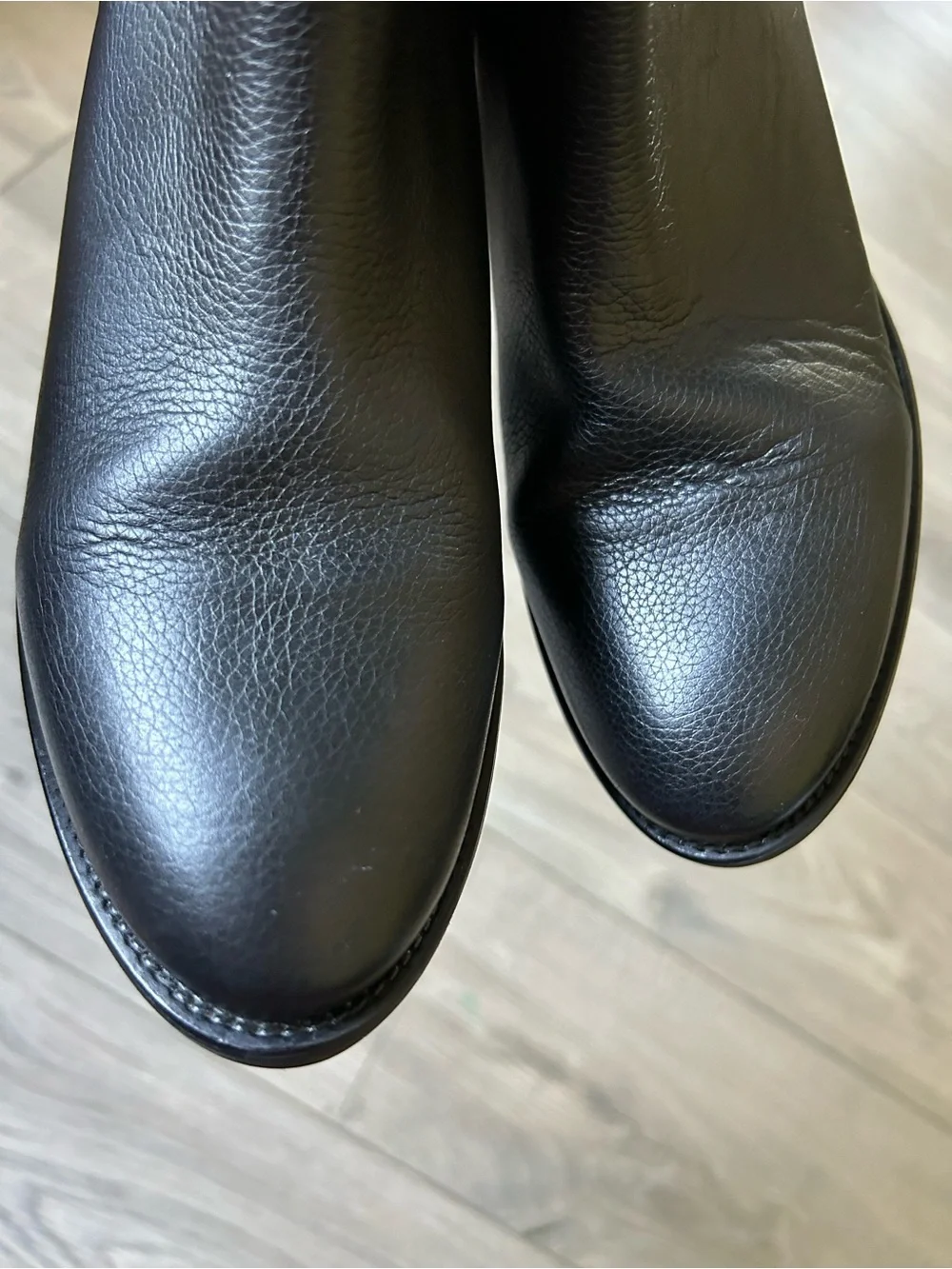 Miz Mooz Duarte Black Leather Ankle Booties Western Size 40